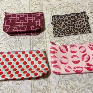 Clinique, Ipsy, and Unknown Cosmetic Bags